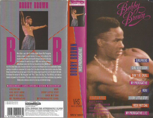 Bobby Brown : His Prerogative (VHS, Comp)