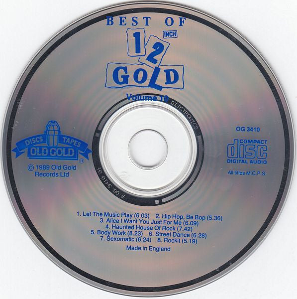 Various : Best Of 12 Inch Gold (Volume 10) (CD, Comp)