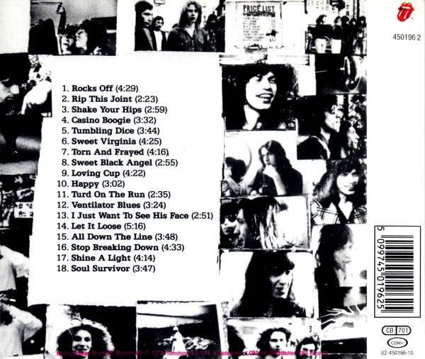 The Rolling Stones : Exile On Main St (CD, Album, RE)