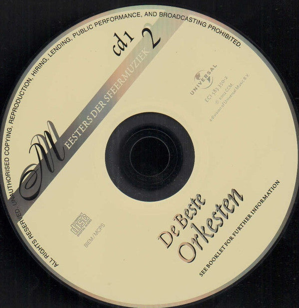 Various : Meesters Der Sfeermuziek 2 - De beste Orkesten (3xCD, Comp, Club + Box)