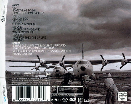 Kane (2) : Fearless (Hybrid, DualDisc, Album, Multichannel, PAL)