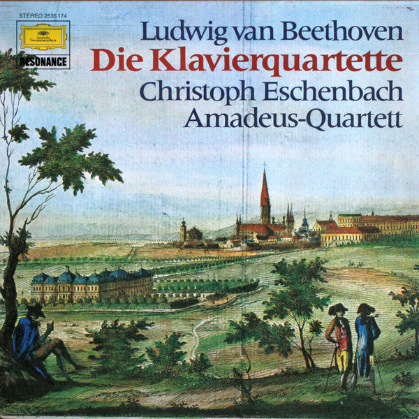 Ludwig van Beethoven - Christoph Eschenbach, Amadeus-Quartett : Die Klavierquartette (LP, RE)