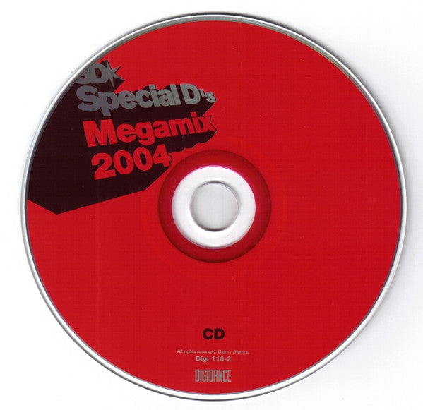 Special D. : Special D's Megamix 2004 (CD, Comp, Mixed, Meg + DVD-V)