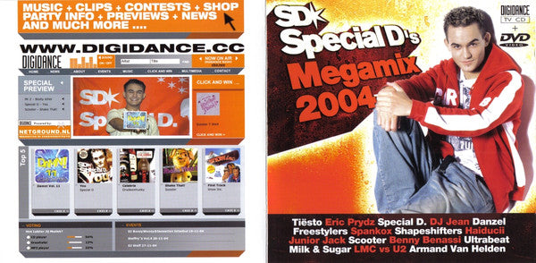 Special D. : Special D's Megamix 2004 (CD, Comp, Mixed, Meg + DVD-V)