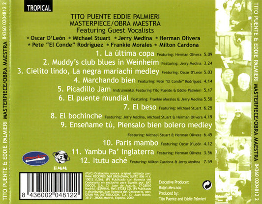 Tito Puente / Eddie Palmieri : Masterpiece / Obra Maestra (CD, Album)