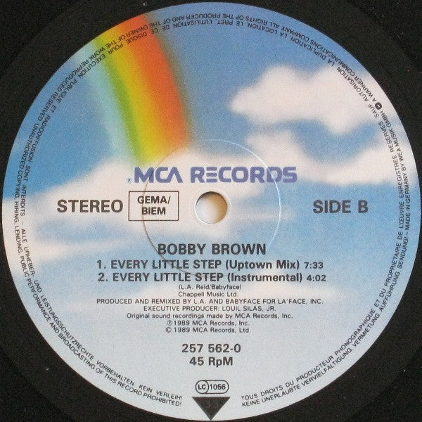 Bobby Brown : Every Little Step (12")