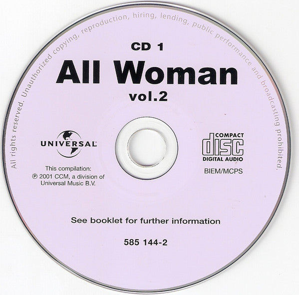 Various : All Woman - Vol. 2 (2xCD, Comp)