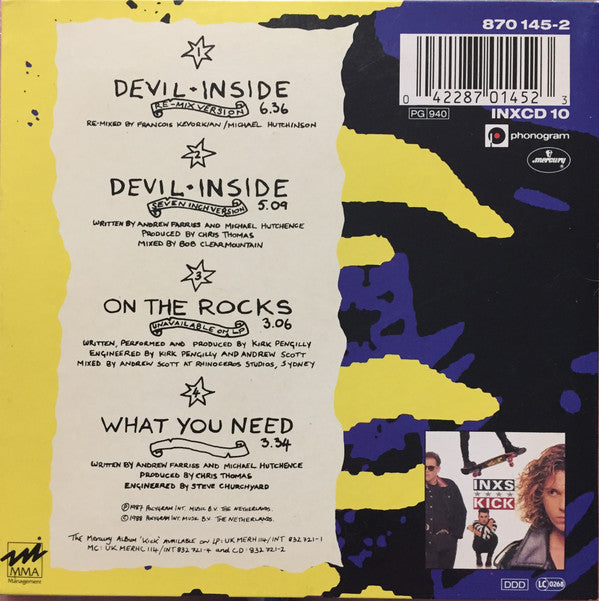 INXS : Devil Inside (CD, Single)