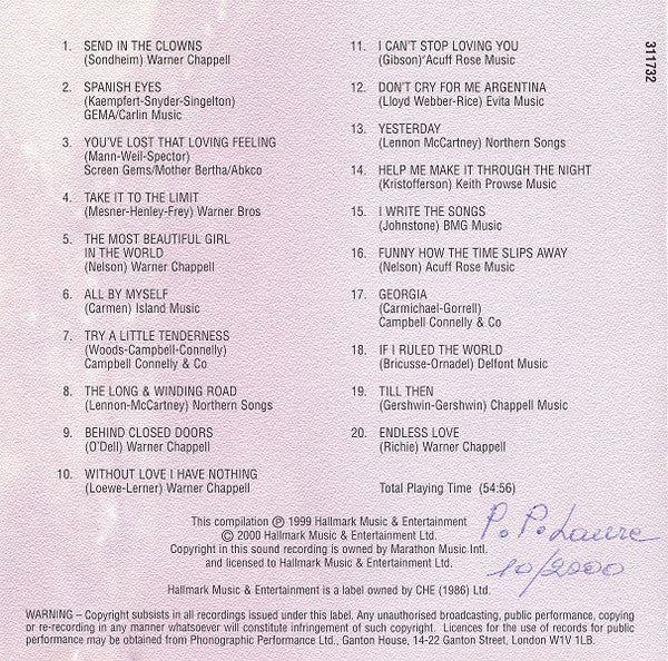 Tom Jones : Send In The Clowns (CD, Comp)