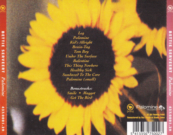 Bettie Serveert : Palomine (CD, Album, RM)
