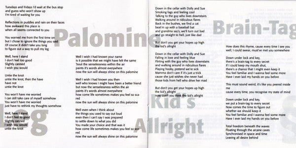 Bettie Serveert : Palomine (CD, Album, RM)