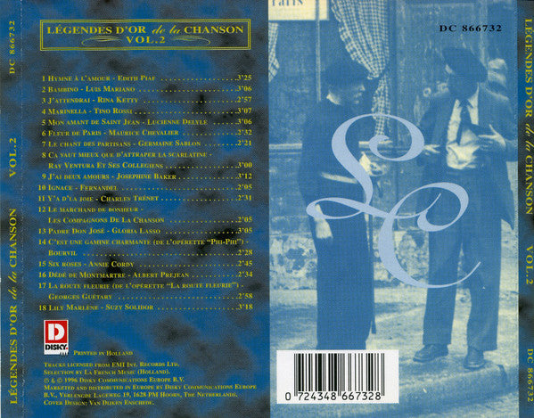 Various : Légendes D'Or De La Chanson (Vol.2) (CD, Comp)