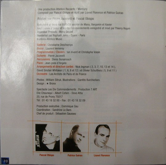 Les Dix Commandements : Les Dix Commandements (CD, Album)