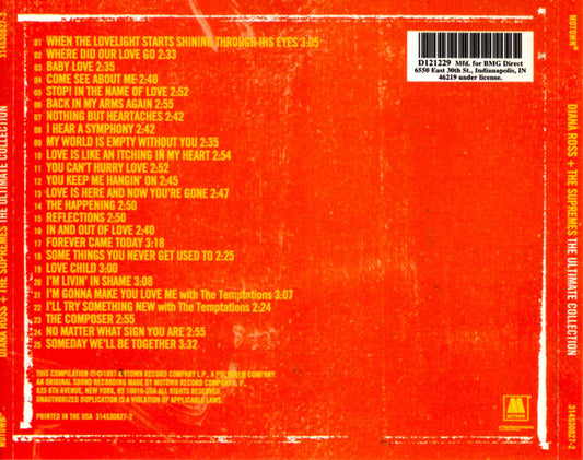 The Supremes : The Ultimate Collection (CD, Comp, Club, RM)