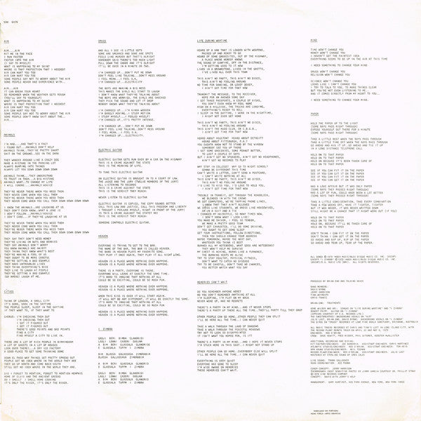 Talking Heads : Fear Of Music (LP, Album, M/Print)