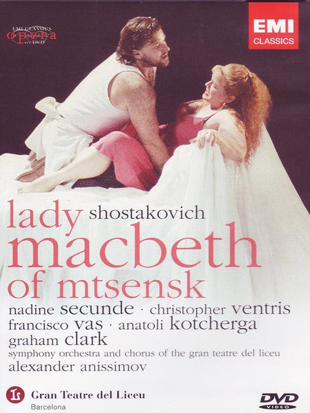 Dmitri Shostakovich, Nadine Secunde, Christopher Ventris, Francisco Vas, Anatoli Kotcherga, Graham Clark (2), Symphony Orchestra Of The Gran Teatre Del Liceu De Barcelona, Alexander Anissimov : Lady Macbeth Of Mtsensk (2xDVD-V, Copy Prot., Enh, RE, NTSC)