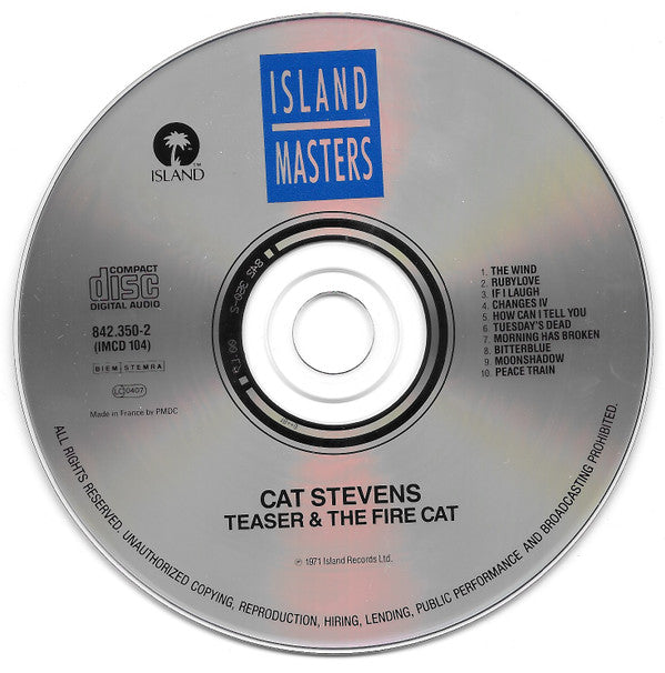 Cat Stevens : Teaser & The Firecat (CD, Album, RE)
