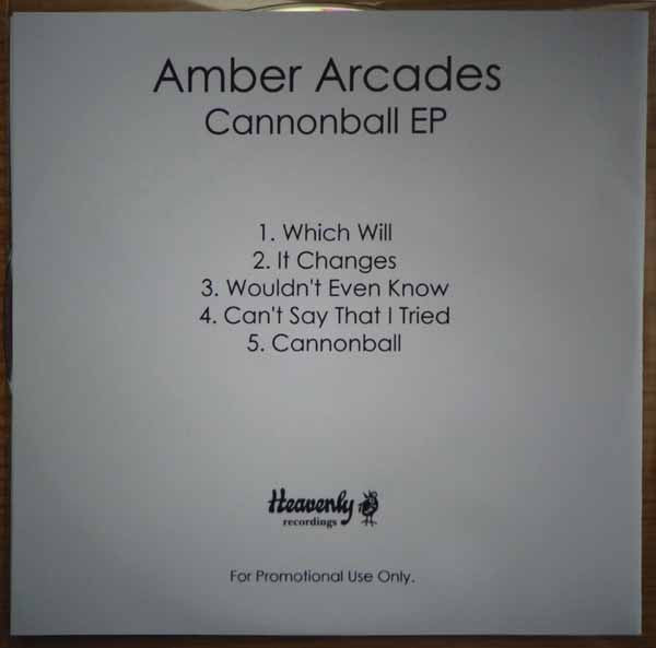 Amber Arcades : Cannonball EP (CDr, EP, Promo)
