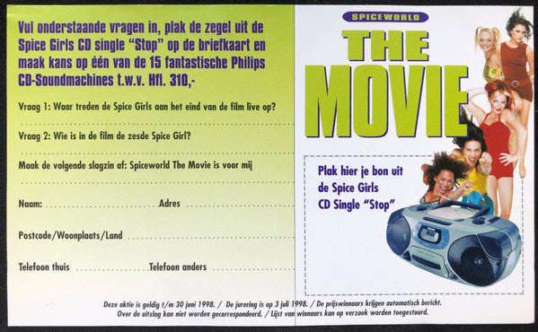 Spice Girls : Spiceworld The Movie (VHS, PAL)