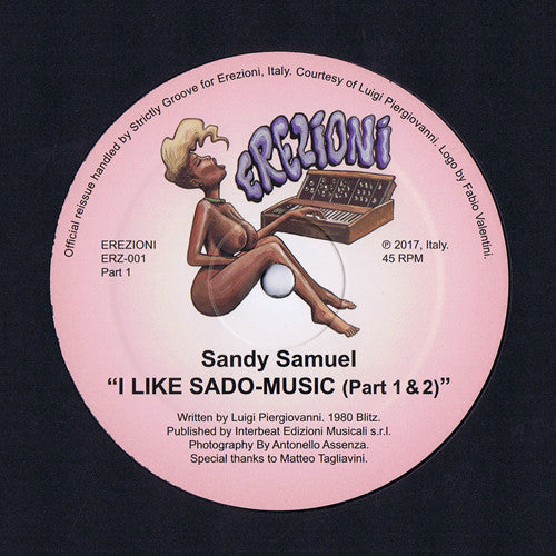 Sandy Samuel : I Like Sado Music (12", RE)
