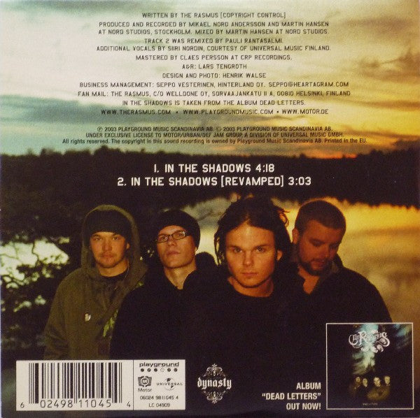 The Rasmus : In The Shadows (CD, Single)