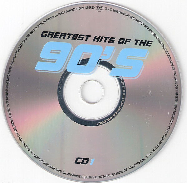 Various : Greatest Hits Of The 90's (3xCD, Comp)