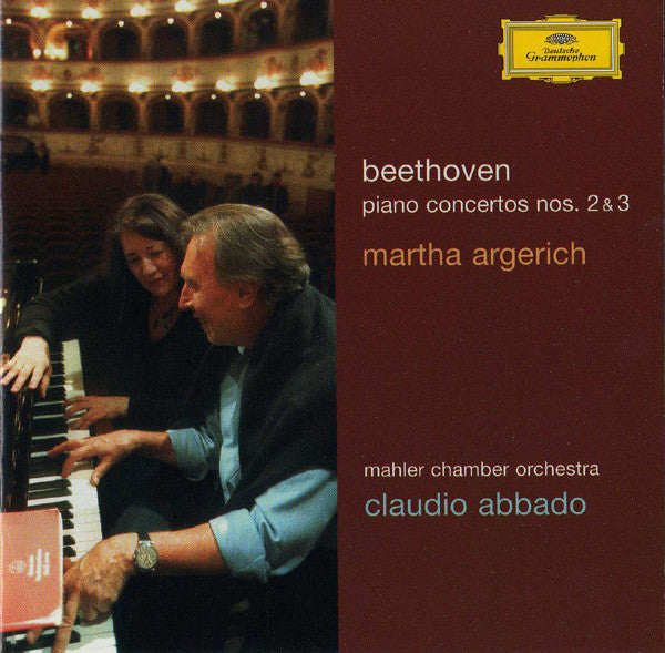 Ludwig Van Beethoven - Martha Argerich, Mahler Chamber Orchestra, Claudio Abbado : Piano Concertos Nos. 2 & 3 (CD, Album)