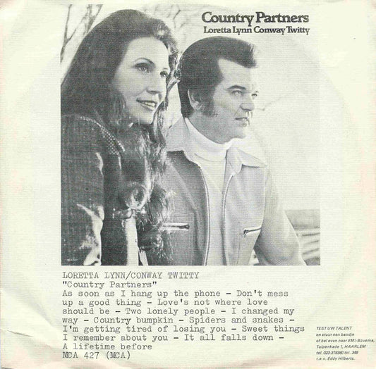 Conway Twitty & Loretta Lynn : As Soon As I Hang Up The Phone (7", Single)