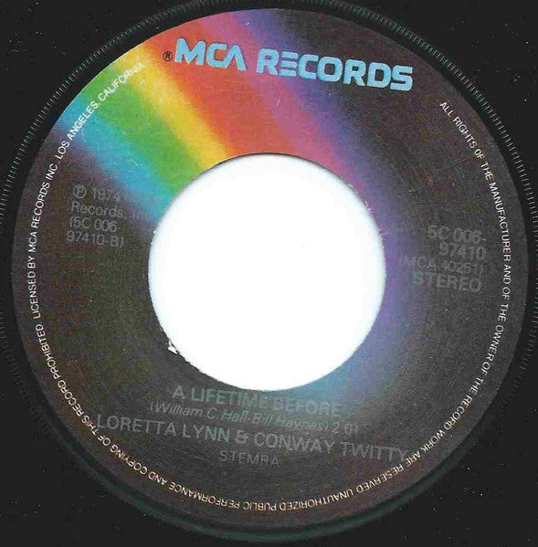Conway Twitty & Loretta Lynn : As Soon As I Hang Up The Phone (7", Single)