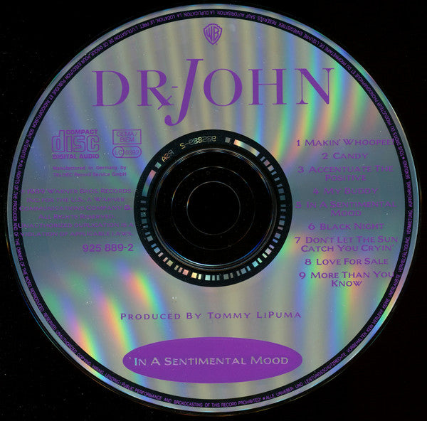 Dr. John : In A Sentimental Mood (CD, Album)