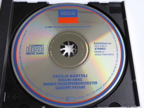 Gioacchino Rossini, Cecilia Bartoli, Giuseppe Patanè, Wiener Volksopernorchester : Rossini Arias (CD, Album)