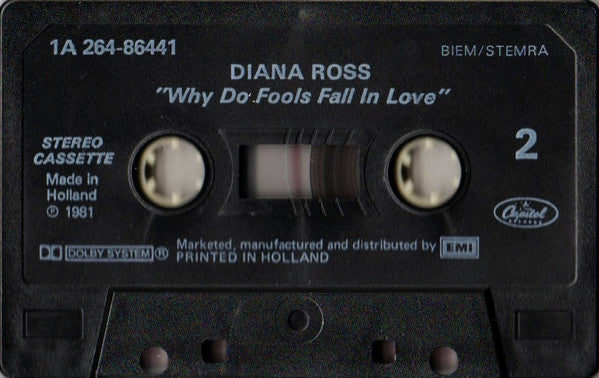 Diana Ross : Why Do Fools Fall In Love (Cass, Album, Bla)