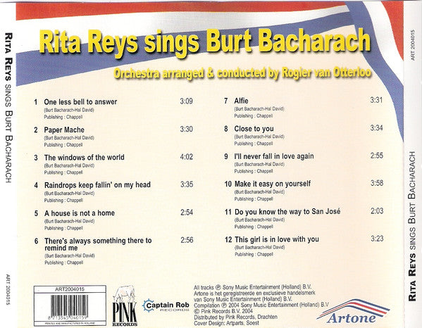 Rita Reys : Sings Burt Bacharach (CD, RE)