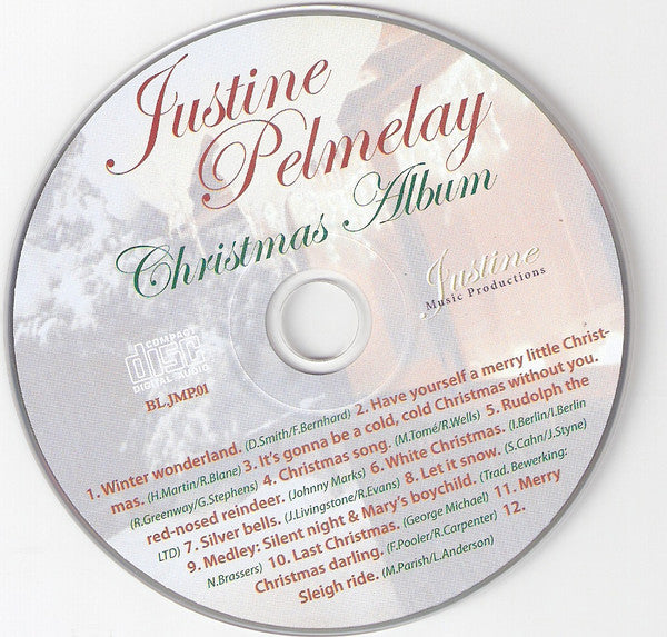 Justine Pelmelay : Christmas Album (CD, Album, RE)