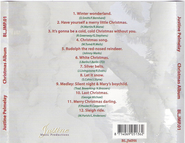 Justine Pelmelay : Christmas Album (CD, Album, RE)