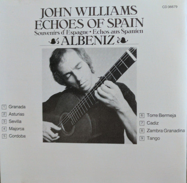 John Williams (7) : Echoes Of Spain - Albeniz (CD, Album, RE)