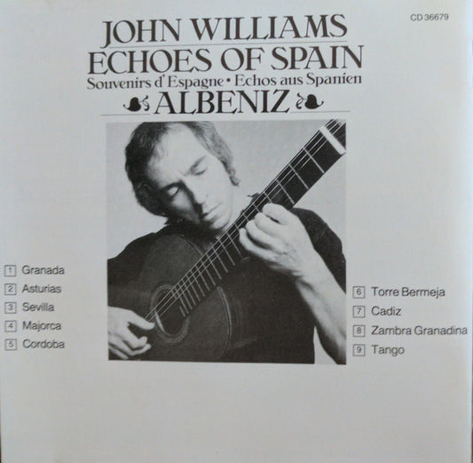 John Williams (7) : Echoes Of Spain - Albeniz (CD, Album, RE)