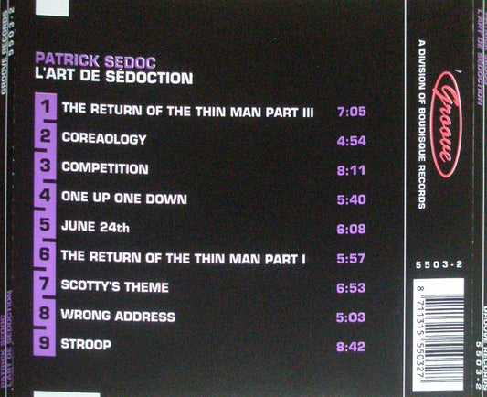 Patrick Sedoc : L'art De Sédoction (CD, Album)