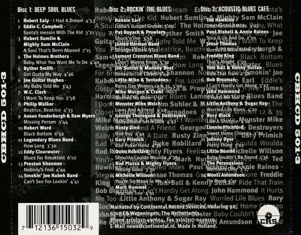 Various : 'Rounder Europe' Blues Revue (3xCD, Comp + Box)