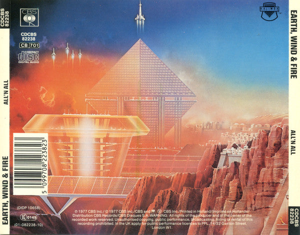 Earth, Wind & Fire : All 'N All (CD, Album, RE)