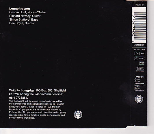 Longpigs : Jesus Christ (CD, Single, RE)