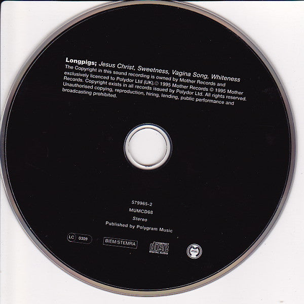 Longpigs : Jesus Christ (CD, Single, RE)