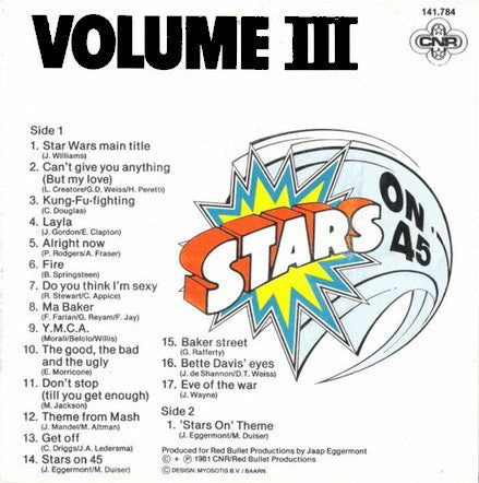 Stars On 45 : Volume III (More Stars) (7", Red)