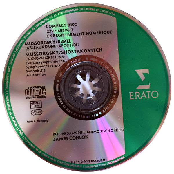 Modest Mussorgsky / Maurice Ravel / Dmitri Shostakovich / James Conlon, Rotterdams Philharmonisch Orkest : Tableaux D'Une Exposition / La Khovanchtchina (CD, Comp)