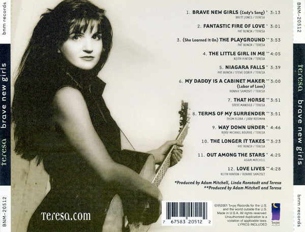 Teresa (12) : Brave New Girls (CD, Album, RE)