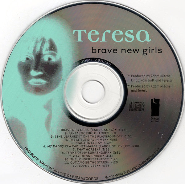 Teresa (12) : Brave New Girls (CD, Album, RE)