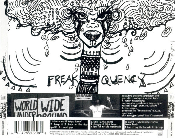 Erykah Badu : Worldwide Underground (CD, Album)