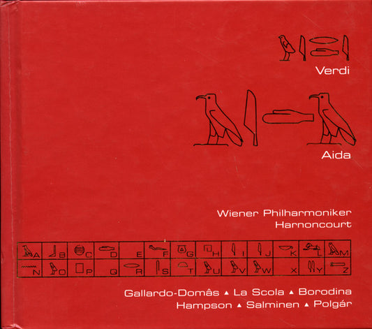 Giuseppe Verdi, Wiener Philharmoniker, Nikolaus Harnoncourt, Cristina Gallardo-Domâs, Vincenzo La Scola, Olga Borodina, Thomas Hampson, Matti Salminen (2), László Polgár : Aida (3xCD, Album)