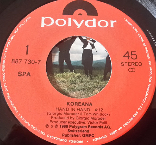 Koreana : Hand In Hand (7", Single)