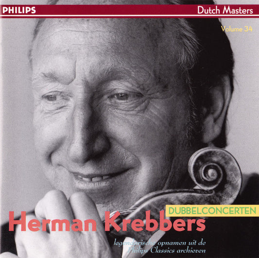 Herman Krebbers - Johann Sebastian Bach, Johannes Brahms, Henk Badings : Dubbelconcerten (CD, Comp, RM)